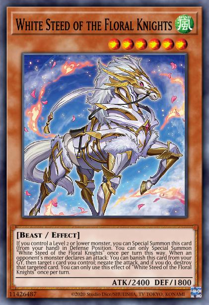 White Steed of the Floral Knights Card Image