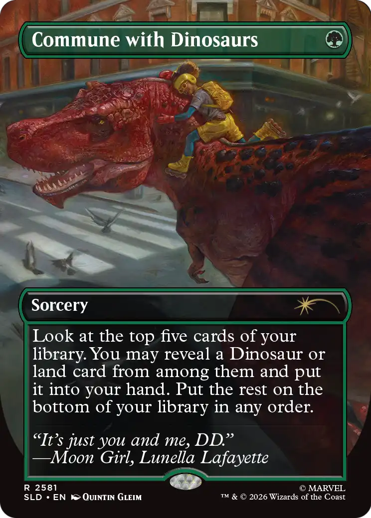 Commune with Dinosaurs Card Image