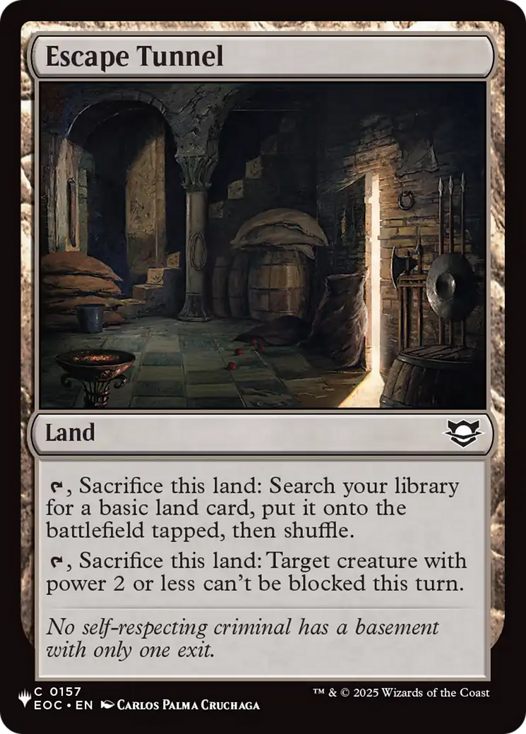 Escape Tunnel Card Image