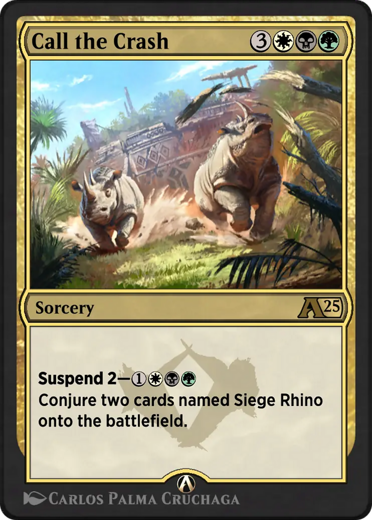 Call the Crash Card Image