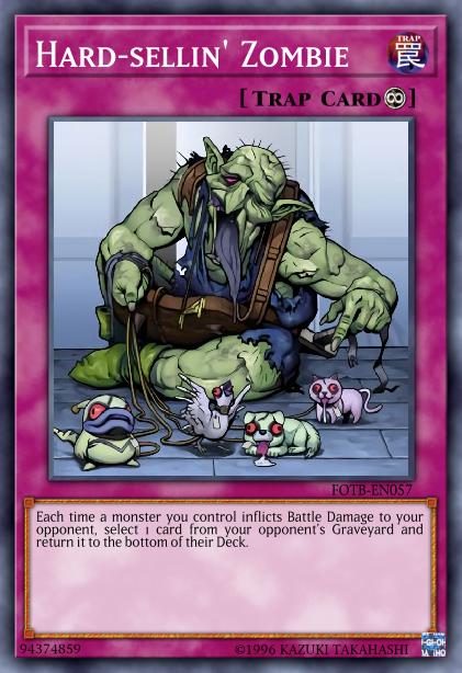 Hard-sellin' Zombie Card Image