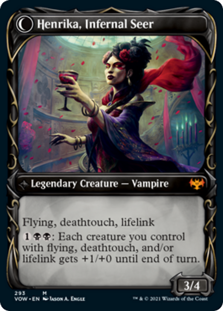 Henrika Domnathi // Henrika, Infernal Seer Card Image
