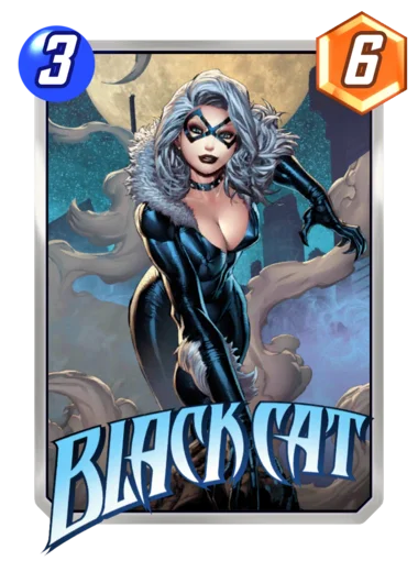 Зображення картки чорної кішки
