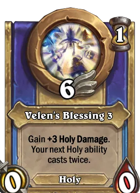 Velen's Blessing 3 Card Image