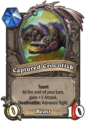 Captured Crocolisk Card Image