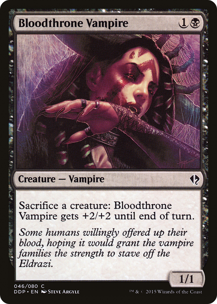 Bloodthrone Vampire Card Image