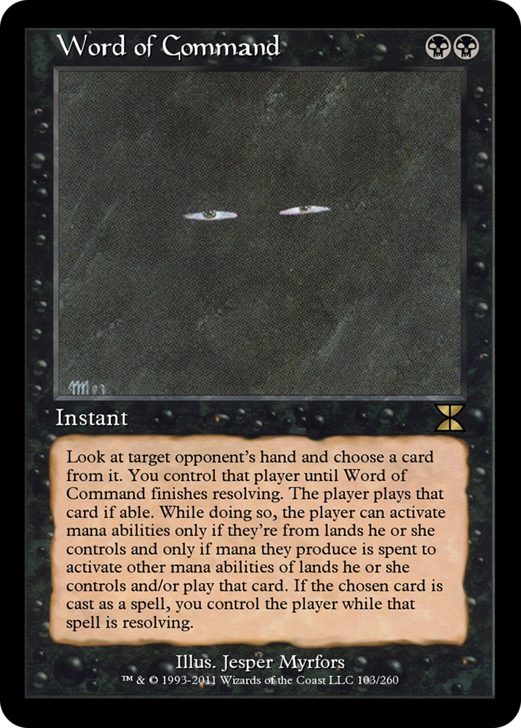 Word of Command Card Image