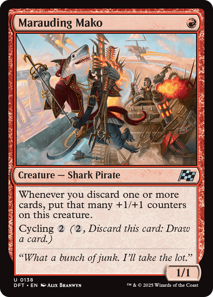 Marauding Mako Card Image