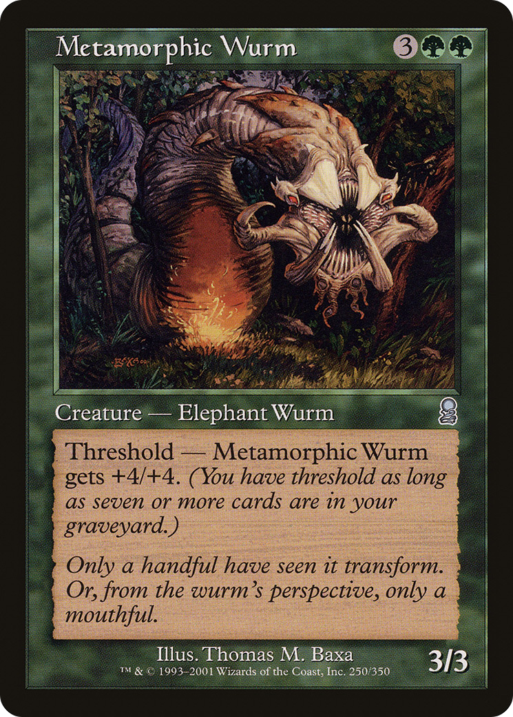 Metamorphic Wurm Card Image