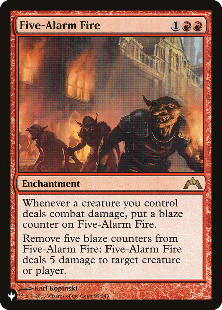 Five-Alarm Fire Card Image