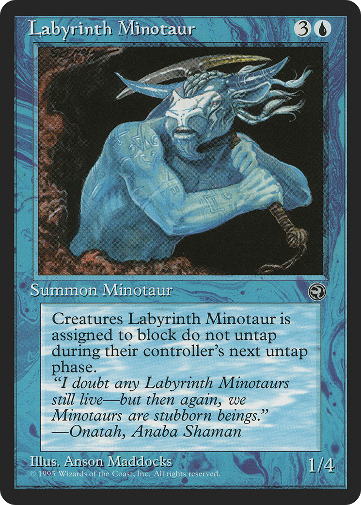 Labyrinth Minotaur Card Image