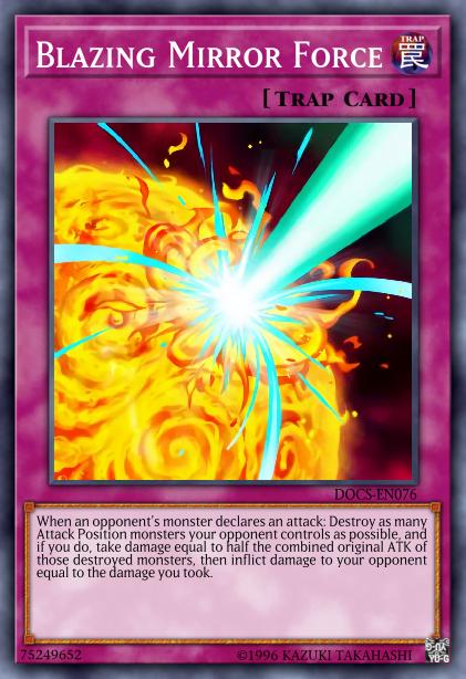 Blazing Mirror Force Card Image