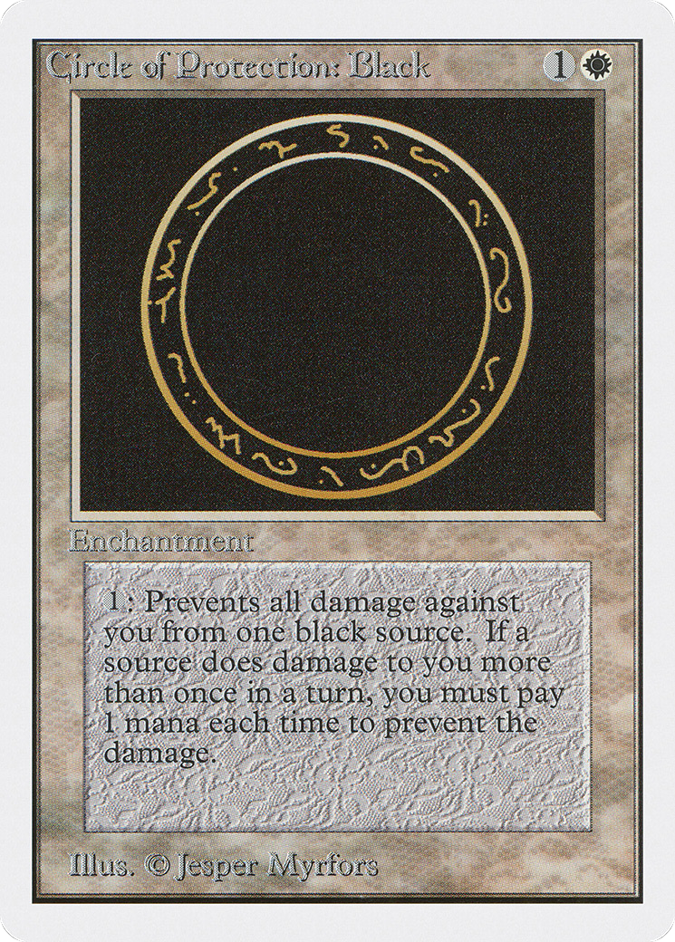 Circle of Protection: Black Card Image