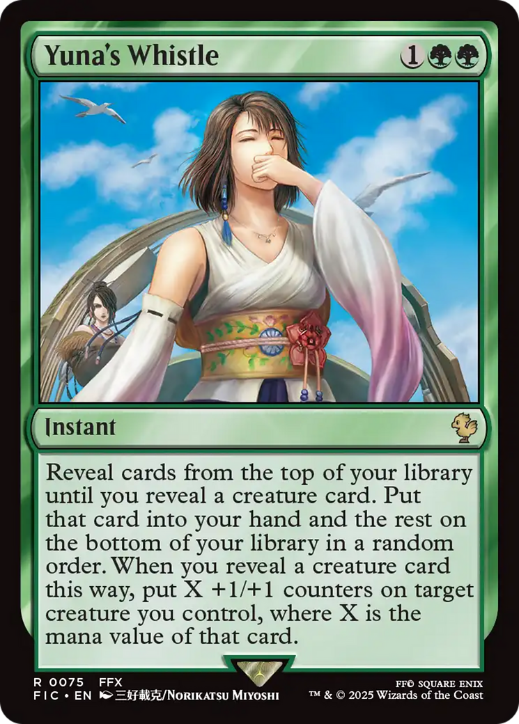 Yuna's Whistle Card Image