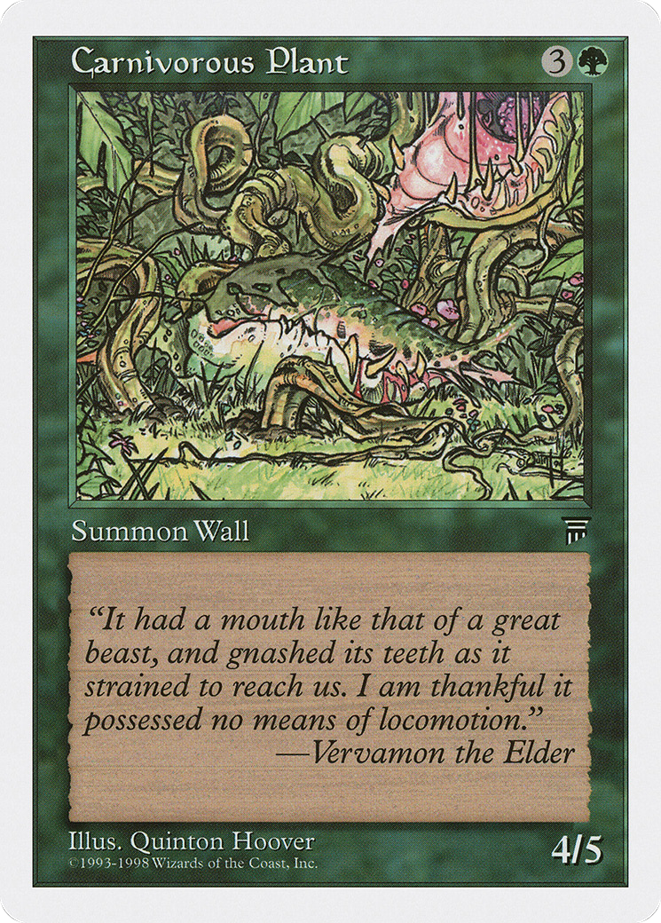 Carnivorous Plant Card Image