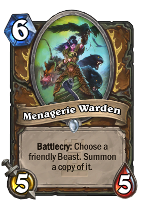 Menagerie Warden Card Image