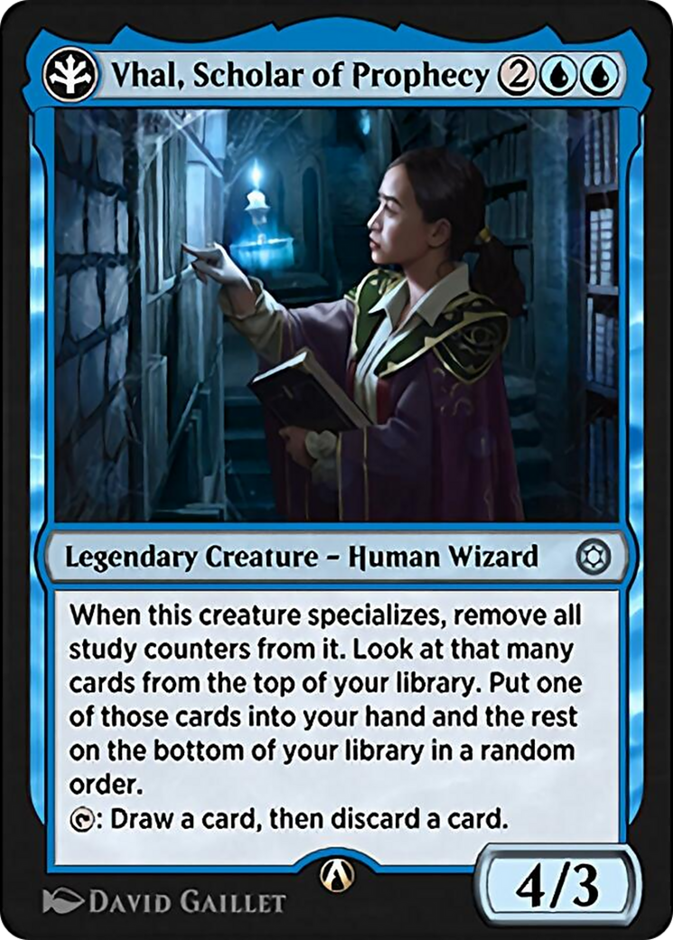 Vhal, Scholar of Prophecy Card Image
