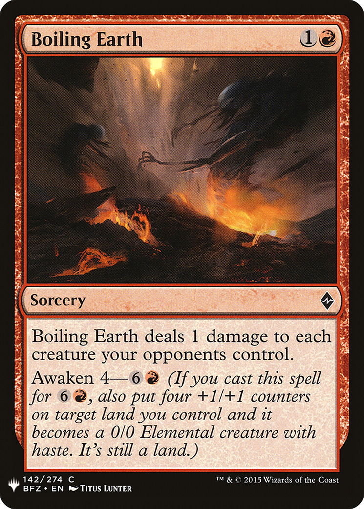 Boiling Earth Card Image