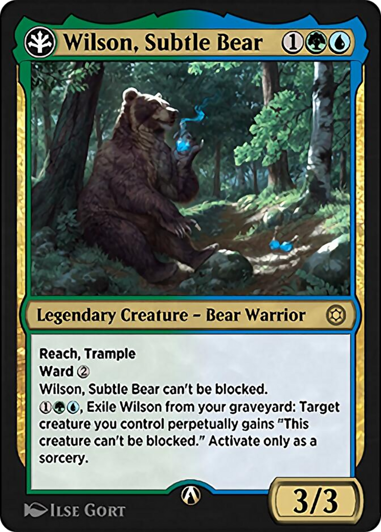 Wilson, Subtle Bear Card Image