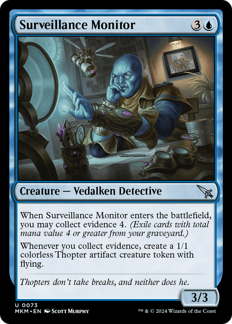 Surveillance Monitor Card Image