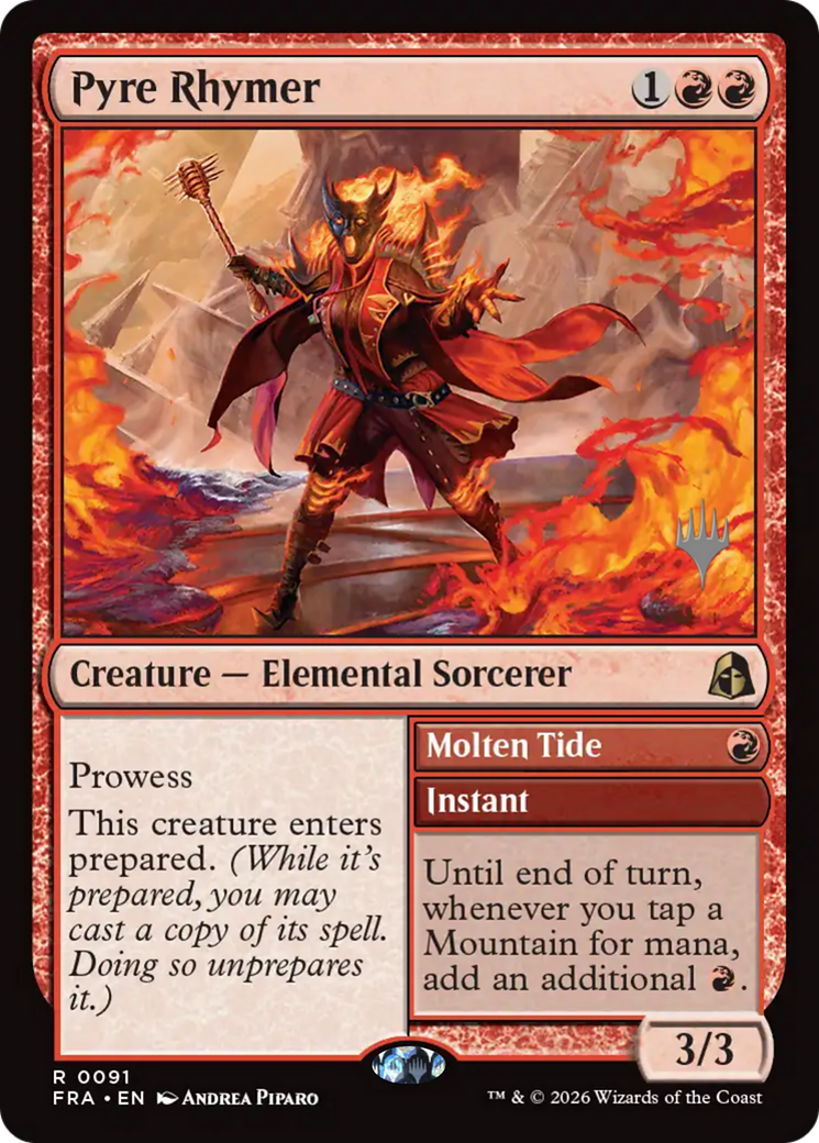 Pyre Rhymer // Molten Tide Card Image