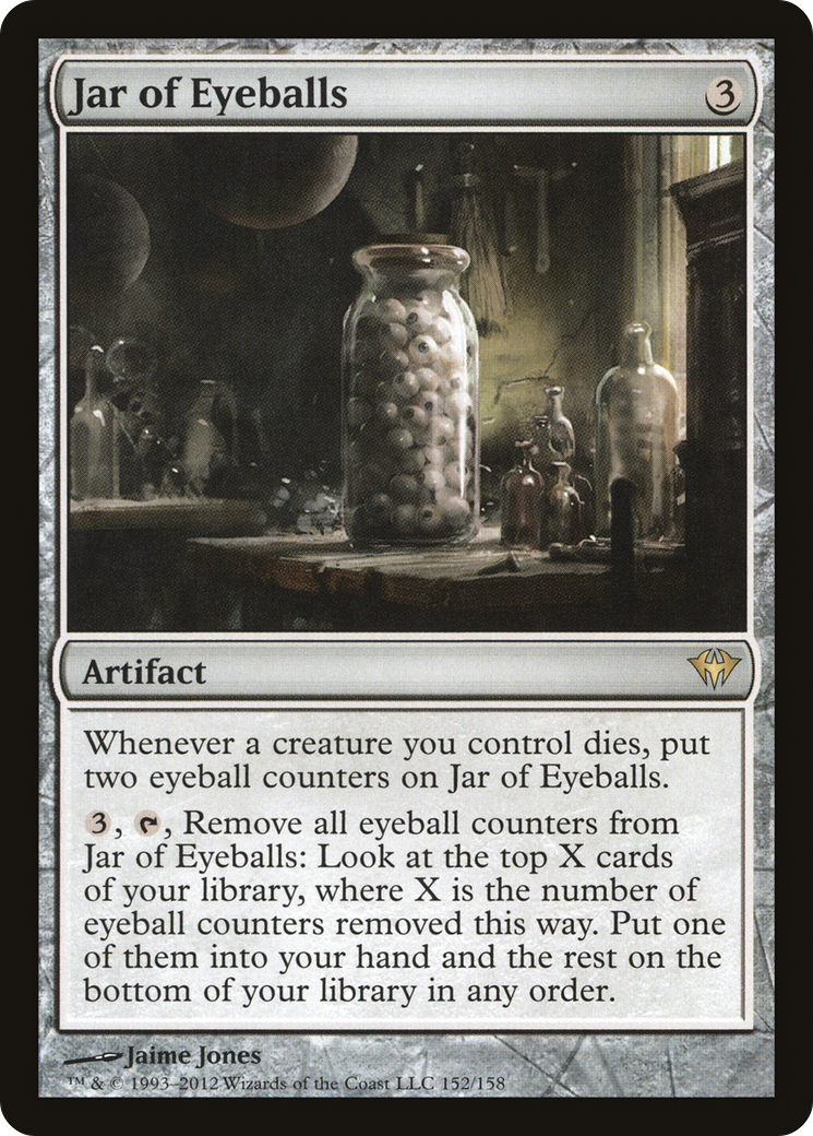 Jar of Eyeballs Card Image