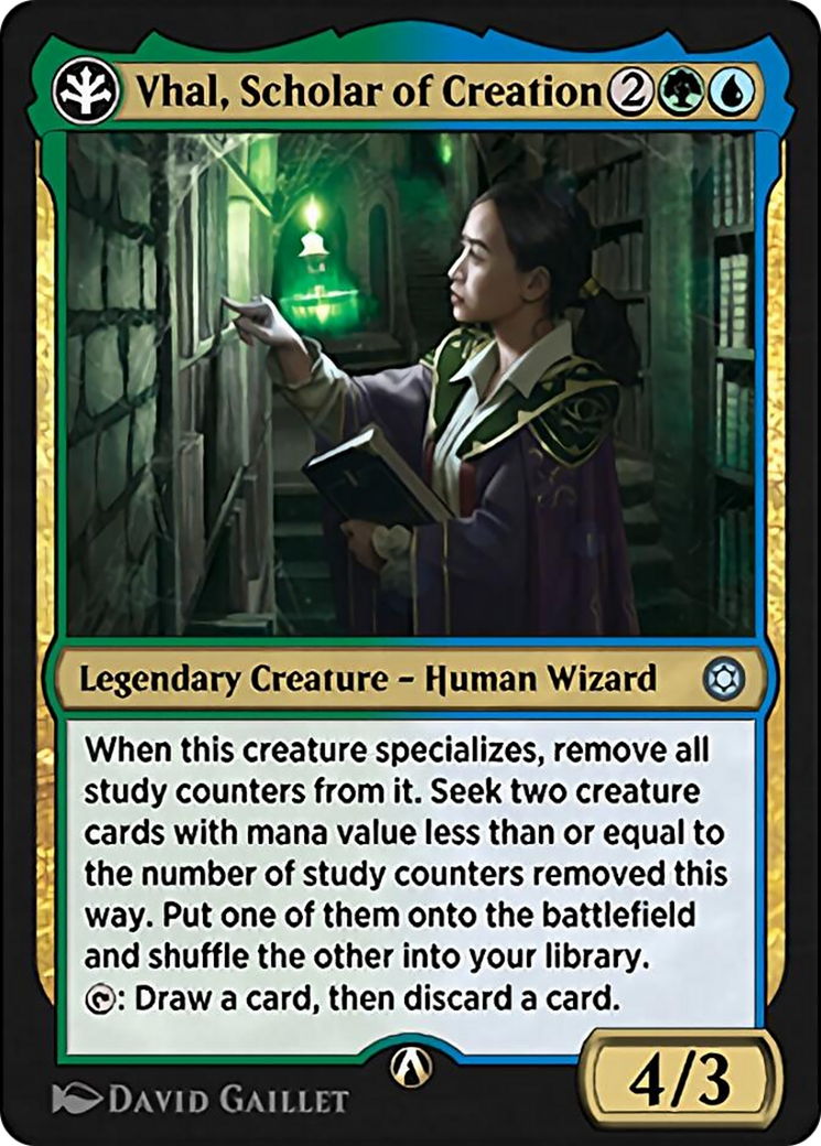Vhal, Scholar of Creation Card Image
