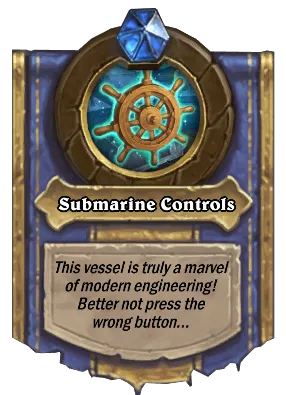 Submarine Controls Card Image