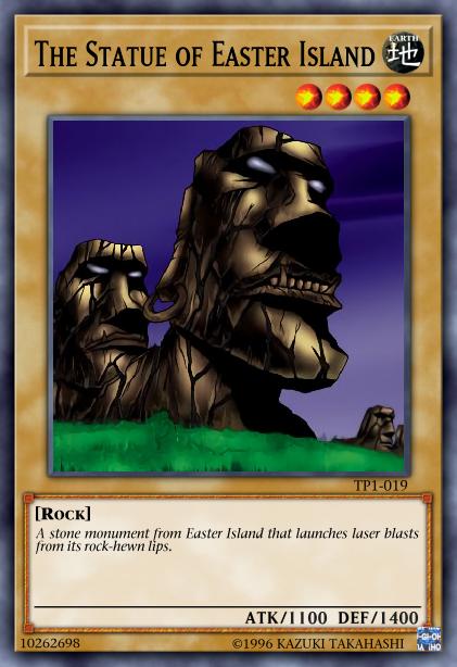 The Statue of Easter Island Card Image