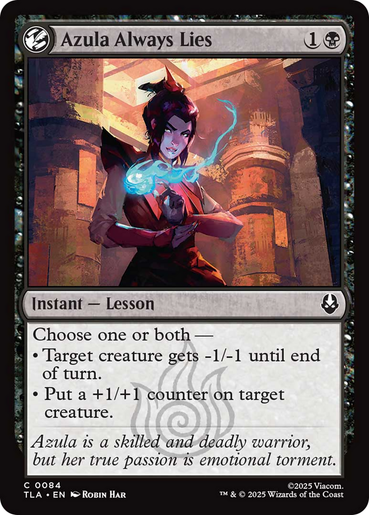 Azula Always Lies Card Image