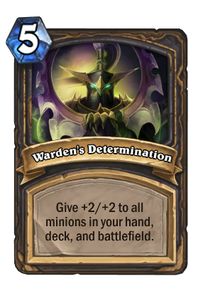 Warden's Determination Card Image