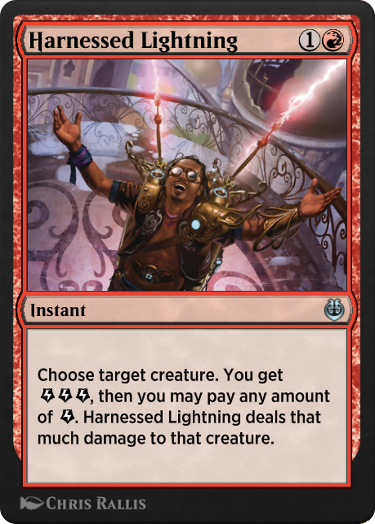 Harnessed Lightning Card Image