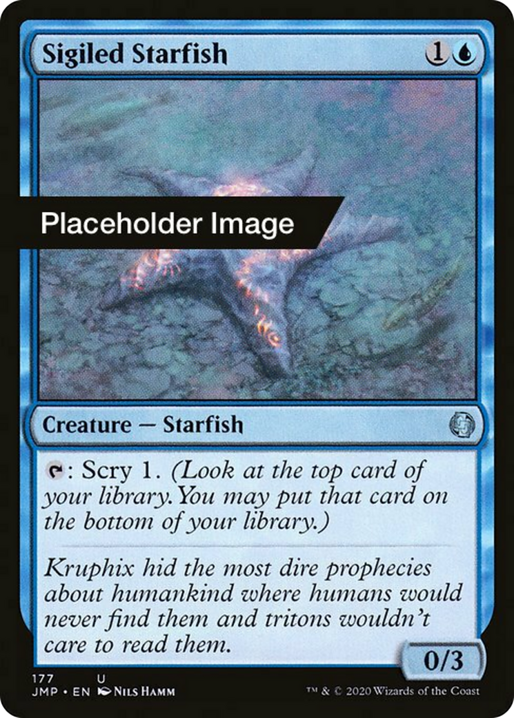 Sigiled Starfish Card Image