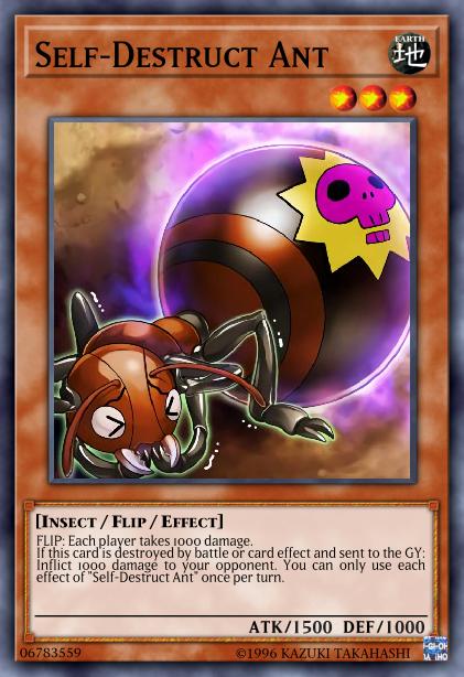 Self-Destruct Ant Card Image