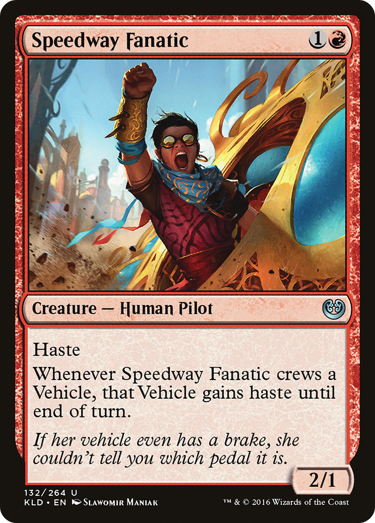 Speedway Fanatic Card Image