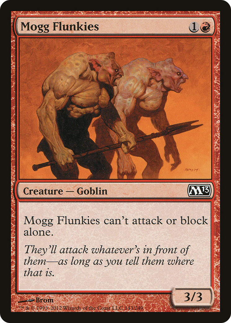 Mogg Flunkies Card Image