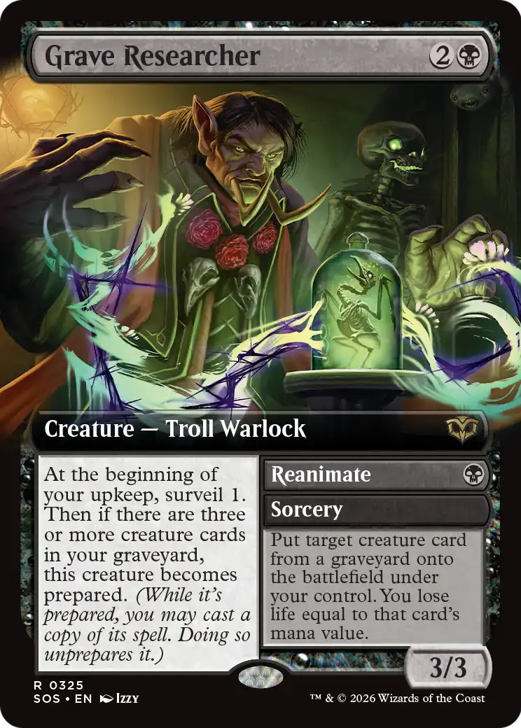 Reanimate Magic: The Gathering card