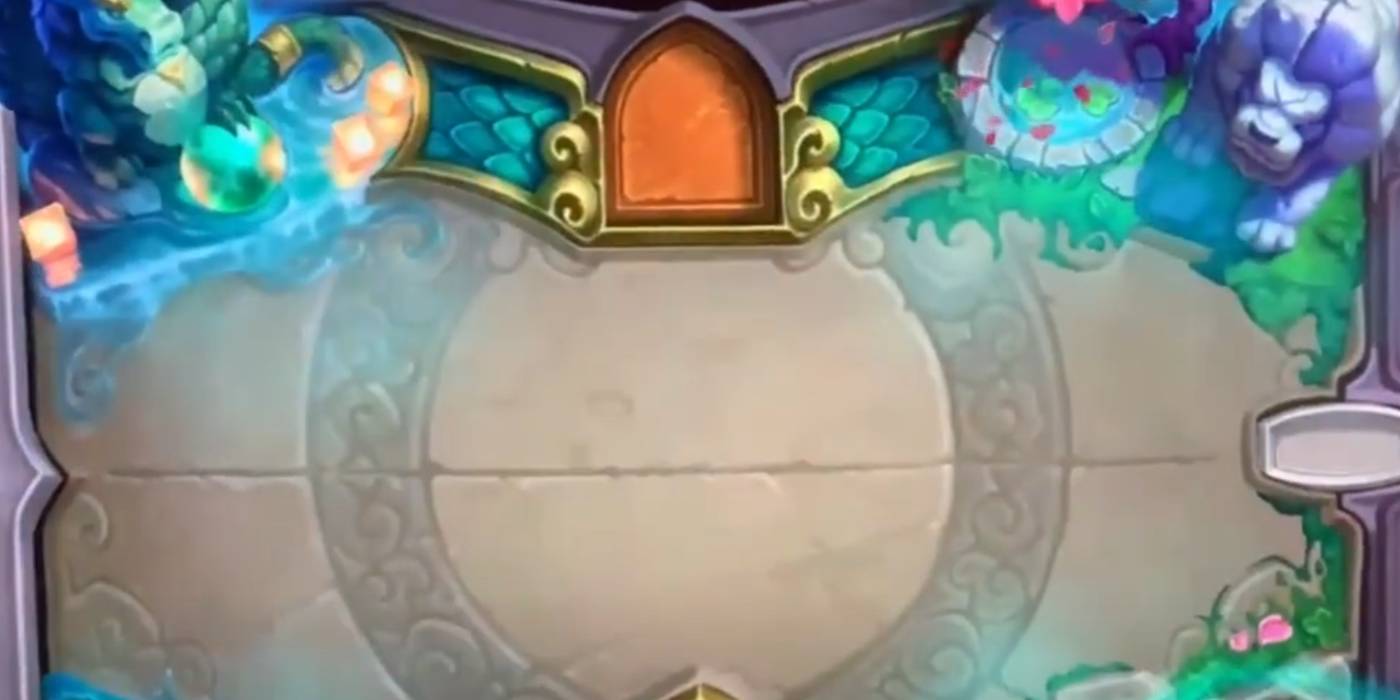 Hearthstone Battlegrounds Might be Getting a New Jade-themed Board - Jade Gardens
