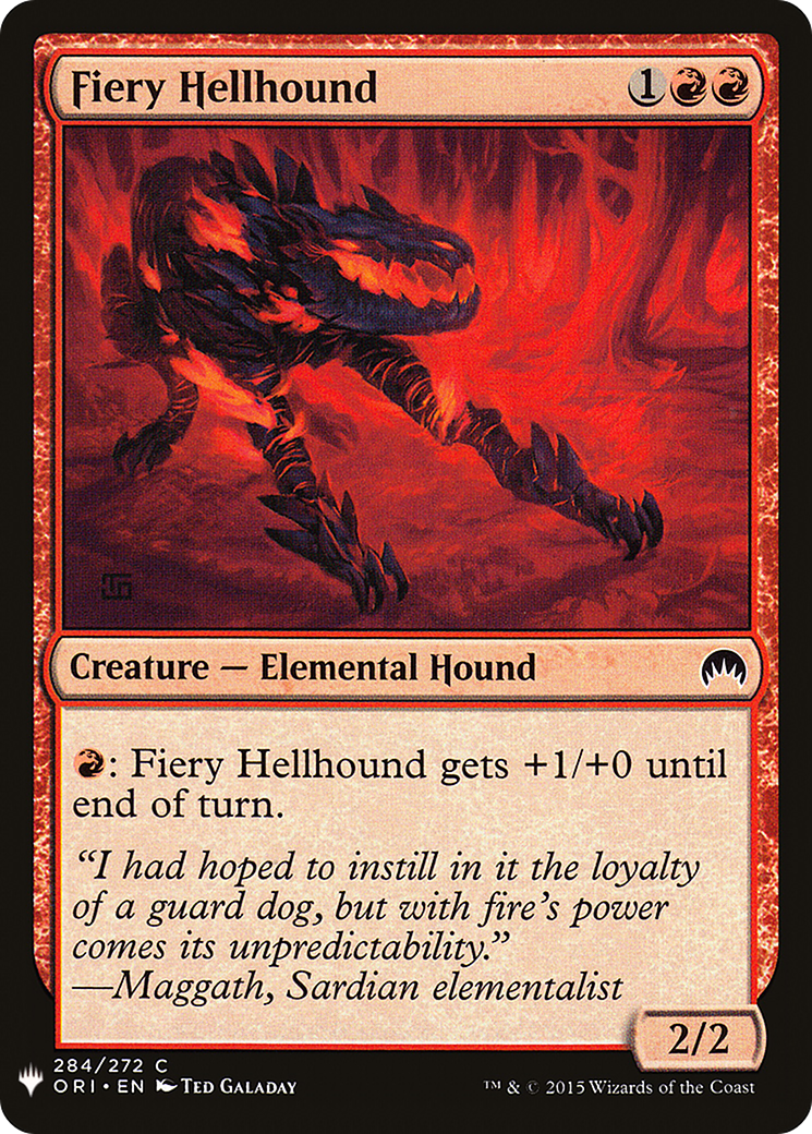 Fiery Hellhound Card Image