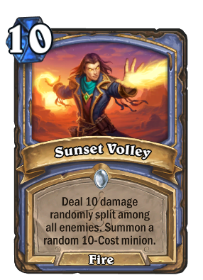 Sunset Volley Card Image