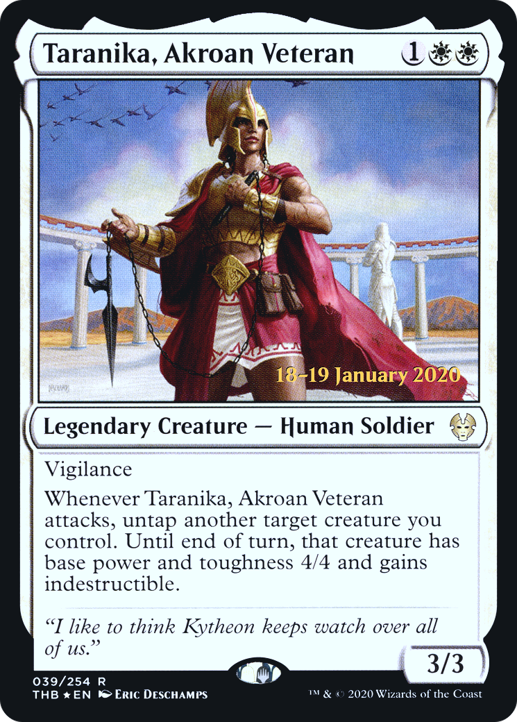 Taranika, Akroan Veteran Card Image