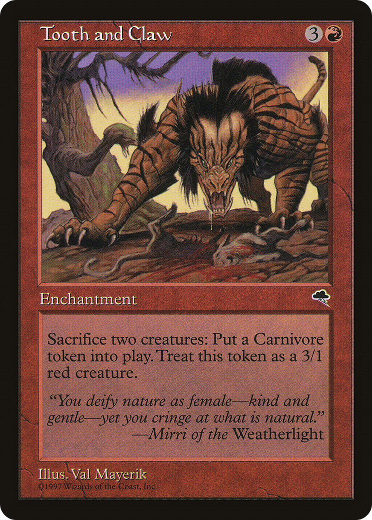 Tooth and Claw Card Image