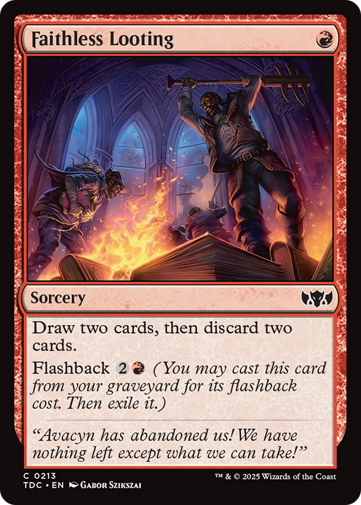 Faithless Looting Card Image