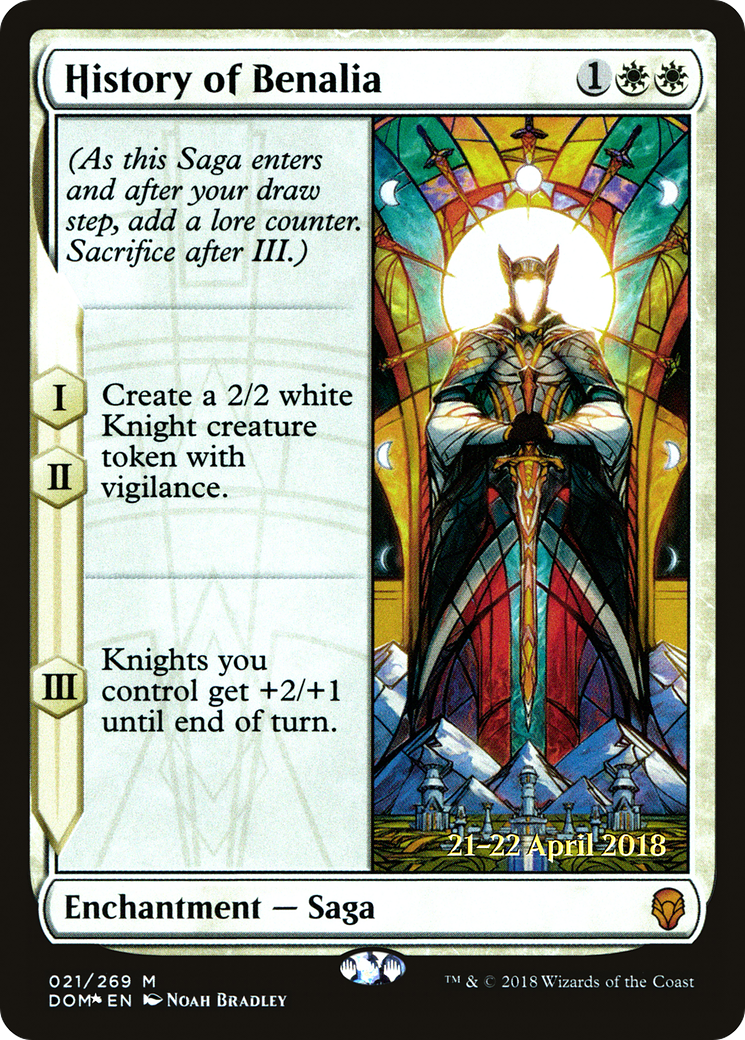 History of Benalia Card Image