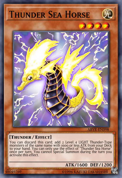 Thunder Sea Horse Card Image