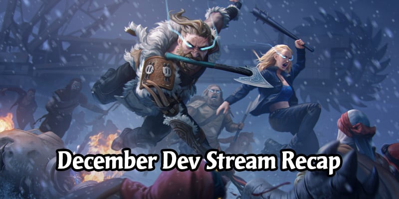Mythgard December Dev Stream Recap - Card Balance, Holiday Event, Full Patch Notes