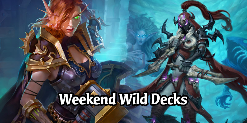 Weekend Wild Hearthstone Decks - Pure Paladin, Mill Rogue, Spiteful Quest Shaman, and More!