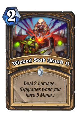 Wicked Stab (Rank 1) Card Image