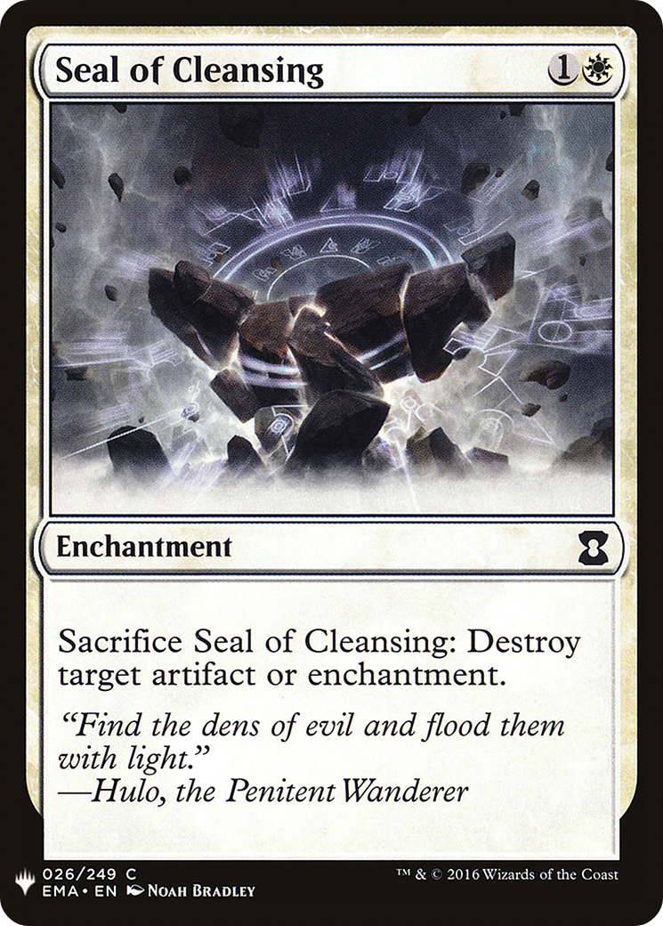 Seal of Cleansing Card Image