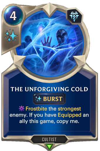 The Unforgiving Cold Card Image